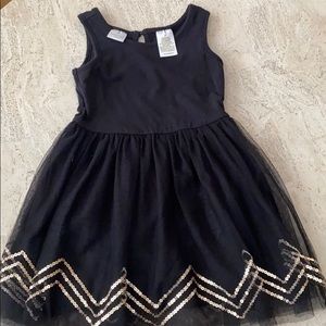 Girls black dress